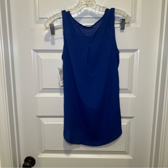 NWT Apt. 9 Blue V Neck Sleeveless Blouse size S - Picture 8 of 8